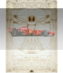 Ferrari F1 2008 + Uomo vitruriano