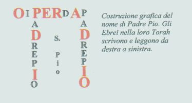 Tau S. Pio - Opera di Dio - Arepo