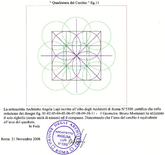 Costruzione quadratura del cerchio fig.11