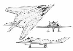Dati Tecnici F-117A Nighthawk.