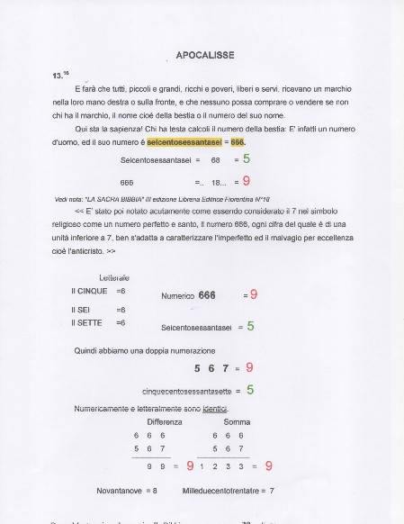 SEICENTOSESSANTASEI - 666 -