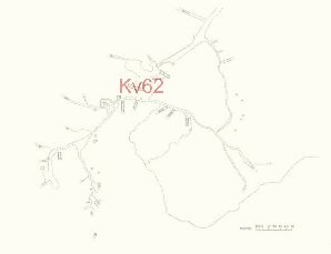 Mappa della Valle dei Re