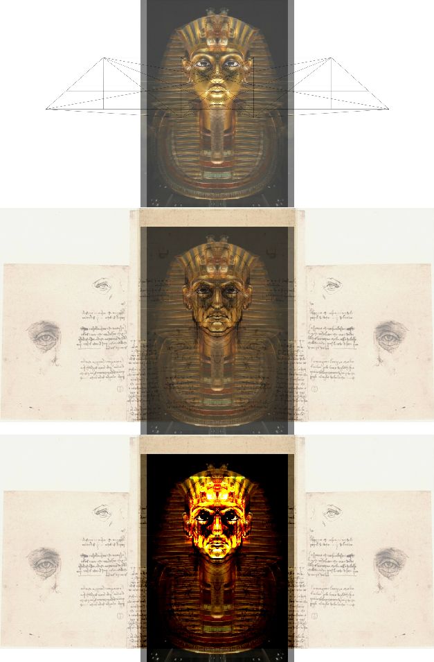 Tutankhamon  Maschera+studio Leonardo