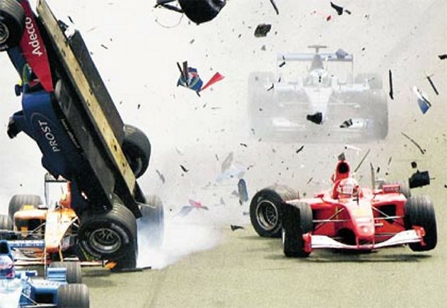 Incidente F1 foto 1