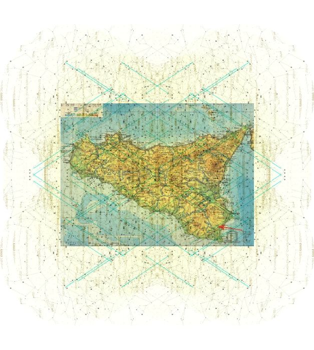 Mappa stellare-Sicilia